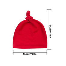 Load image into Gallery viewer, Baby Soft Knotted Hat Newborn Infant Cotton Caps Cotton Knot Beanies Toddler for 0-2 Years Old Boys Girls