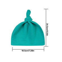 Load image into Gallery viewer, Baby Soft Knotted Hat Newborn Infant Cotton Caps Cotton Knot Beanies Toddler for 0-2 Years Old Boys Girls