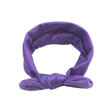 Load image into Gallery viewer, 2019 Baby hat New Colorful Toddler infant Headband Rabbit Ear Baby Headdress Kids Hair Band Girl Bow Knot hair accessories

