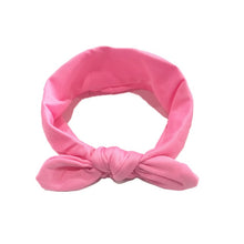 Load image into Gallery viewer, 2019 Baby hat New Colorful Toddler infant Headband Rabbit Ear Baby Headdress Kids Hair Band Girl Bow Knot hair accessories
