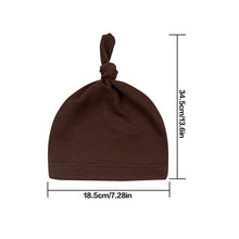 Load image into Gallery viewer, Baby Soft Knotted Hat Newborn Infant Cotton Caps Cotton Knot Beanies Toddler for 0-2 Years Old Boys Girls
