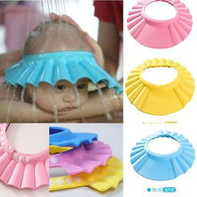 Load image into Gallery viewer, Adjustable Soft Baby Children Shampoo Bath Shower Cap Shampooing For Kids Head To Baby Shower Hat Child Bathing Cap Bath Visor

