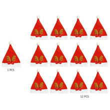 Load image into Gallery viewer, 1/12pcs Cute Antlers Christmas Hat Festival Party Props Kids Gift Home Decoration Children Xmas Caps
