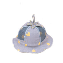 Load image into Gallery viewer, Children Sun Hat Toddler Hat Summer Cap Cute Love Baby Cap Girl Boys Unisex Sun Hat Hats for Babies Newborn Photography Props
