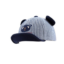Load image into Gallery viewer, Cute Baby Cap Embroidery Children Toddler Cap Baby Baseball Cap Summer Autumn Children Cotton Sun Hat With Ear Photography Prop
