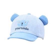 Load image into Gallery viewer, Cute Baby Cap Embroidery Children Toddler Cap Baby Baseball Cap Summer Autumn Children Cotton Sun Hat With Ear Photography Prop
